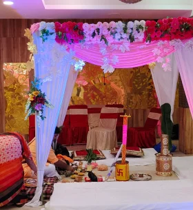Best banquet hall in Lucknow Mandap decoration